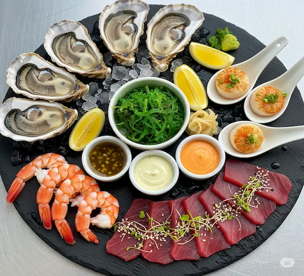 Premium meat and seafood
