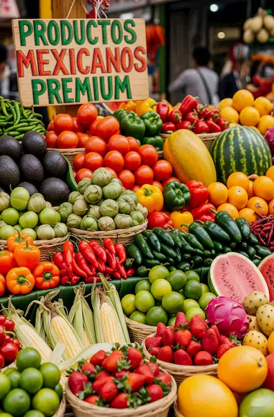 Premium Mexican produce and vegetables